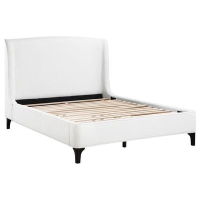 Mosby - Upholstered Curved Headboard Platform Bed