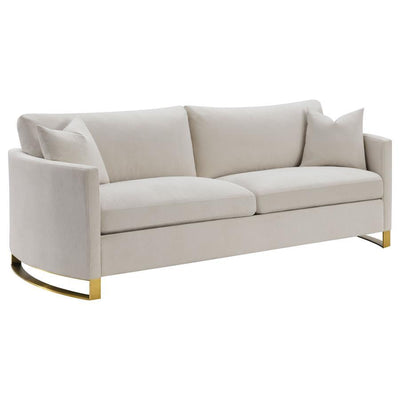 Corliss - Upholstered Arched Arm Sofa Set