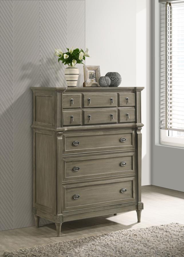 Alderwood - 5-Drawer Chest - French Gray