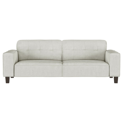 Deerhurst - Upholstered Track Arm Tufted Sofa - Beige