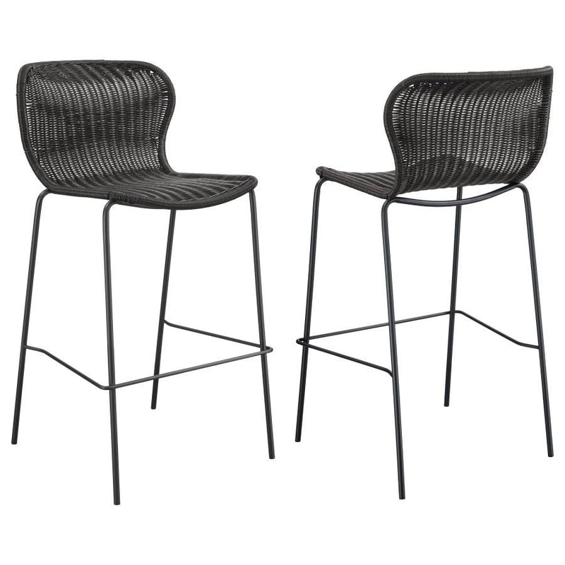 Mckinley - Faux Rattan Metal Chair (Set of 2)