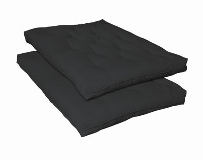 7Deluxe Innerspring Futon Pad - Black