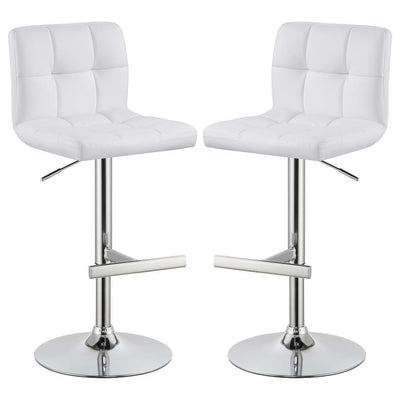 Lenny - Upholstered Adjustable Bar Stool (Set of 2)