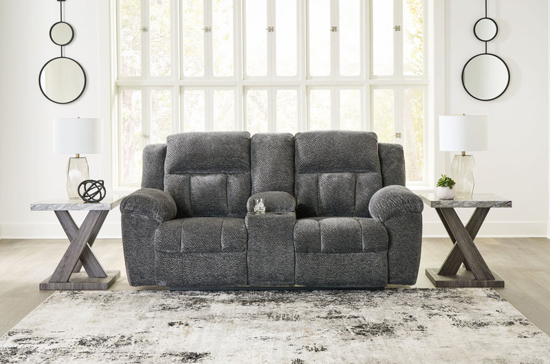 Frohn - Dbl Reclining Loveseat With Console