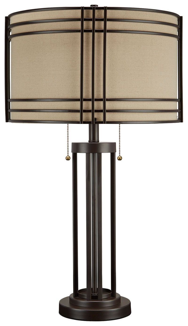 Hanswell - Dark Brown - Metal Table Lamp