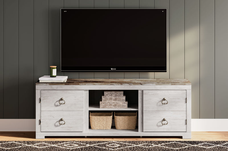 Willowton - TV Stand With Fireplace Option