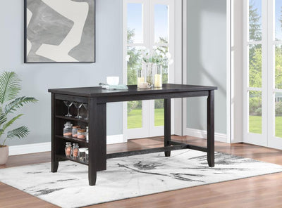 Elliston - Counter Height Dining Table - Dark Gray