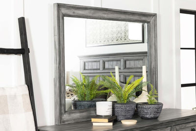 Avenue - Rectangular Dresser Mirror - Gray