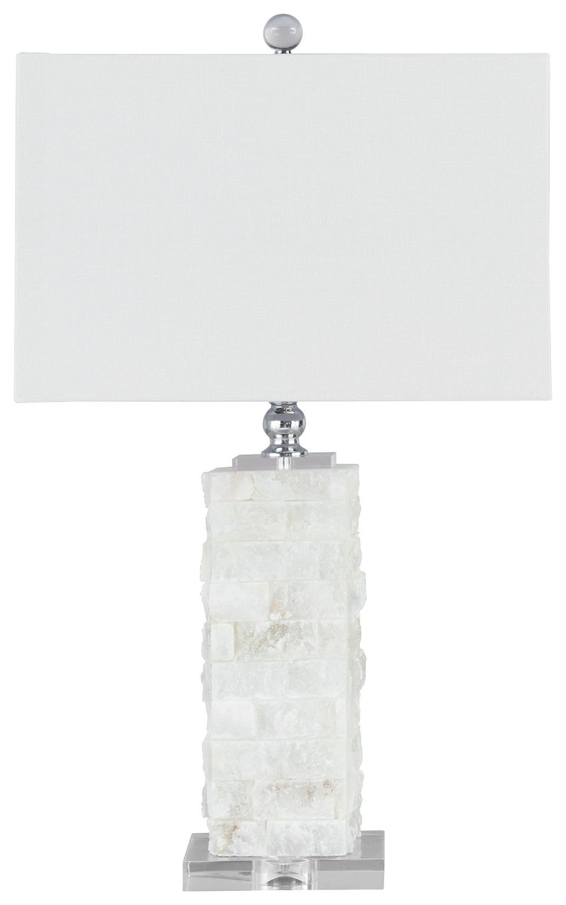 Malise - White - Alabaster Table Lamp