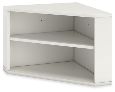 Grannen - White - Home Office Corner Bookcase