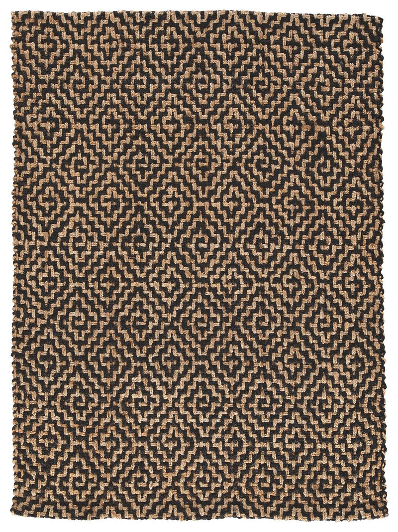 Broox - Natural / Black - Medium Rug