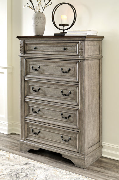 Lodenbay - Antique Gray - Five Drawer Chest