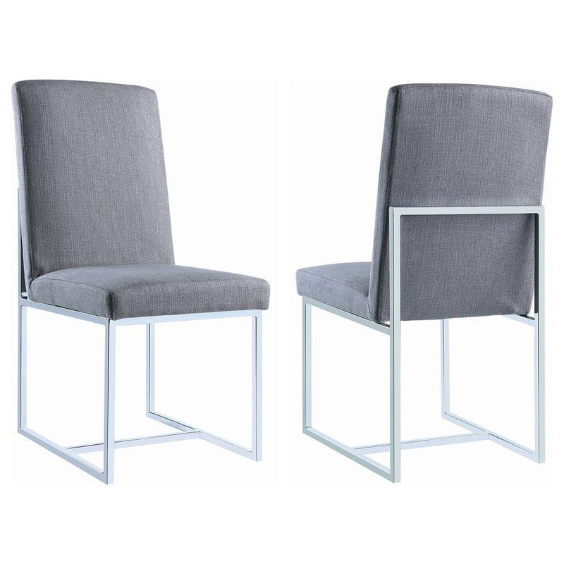 Mackinnon - Upholstered Dining Side Chair (Set of 2) - Gray