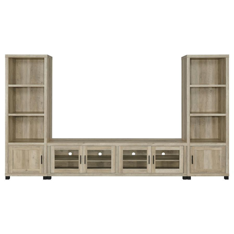 Sachin - 3-Piece Entertainment Center With 79" TV Stand