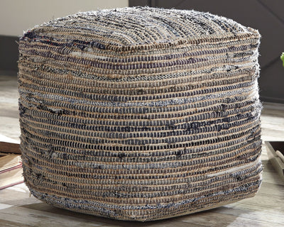 Absalom - Denim - Pouf