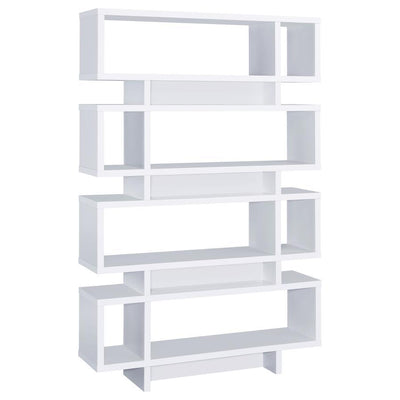 Reid - 4-Tier Open Back Bookcase