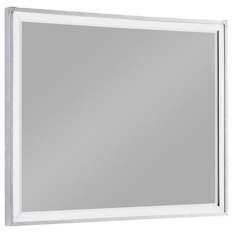 Larue - Rectangular Dresser Mirror - Silver