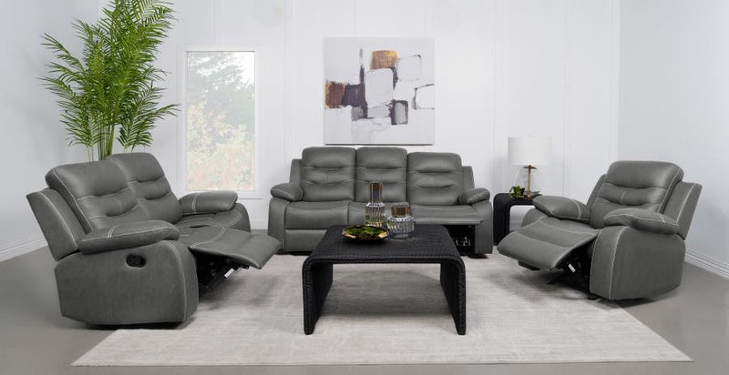 Nova - Upholstered Motion Reclining Sofa Set