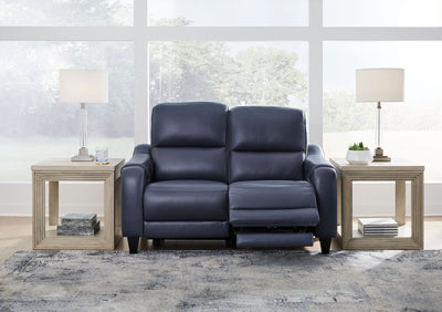 Mercomatic - Power Reclining Loveseat With Adj Headrest