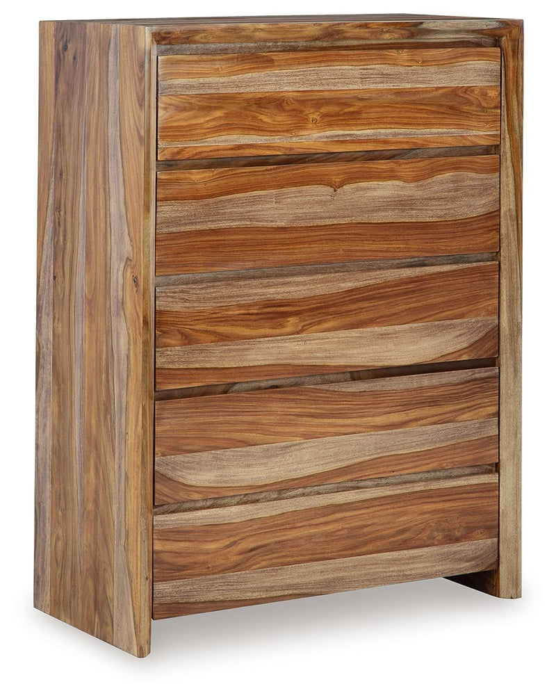 Dressonni - Brown - Five Drawer Chest