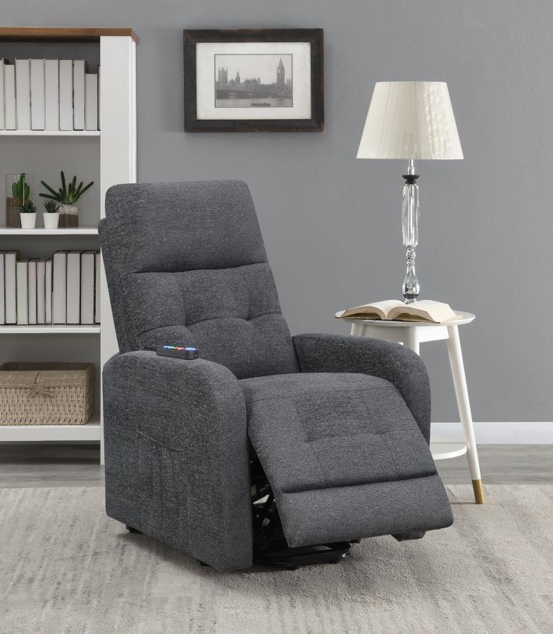 Howie - Tufted Upholstered Power Lift Recliner